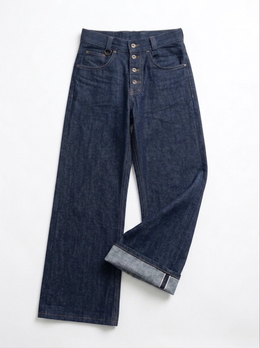 Selvedge cuff detail